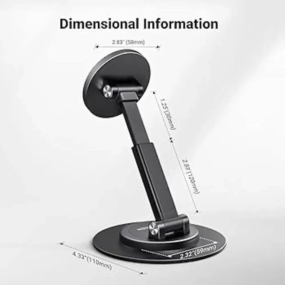 UGREEN Magnetic Phone Stand for MagSafe 360° Rotation Adjustable Height